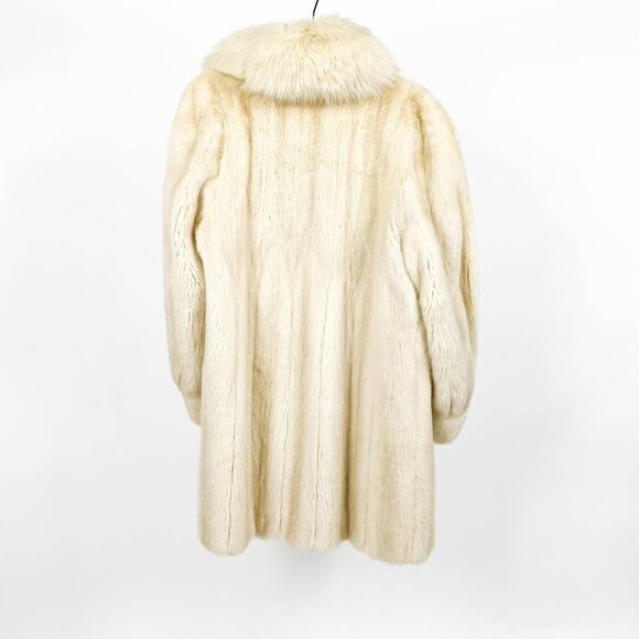 Christian Dior Fourrure Vintage Genuine Fur Coat Luxury Designer Coat Winter - Picture 2 of 15